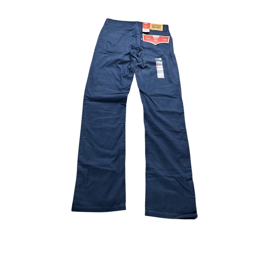 Levi's 511 Boys Jeans Slim Fit 16 Reg 28W 30L Navy Blue Stretch Denim